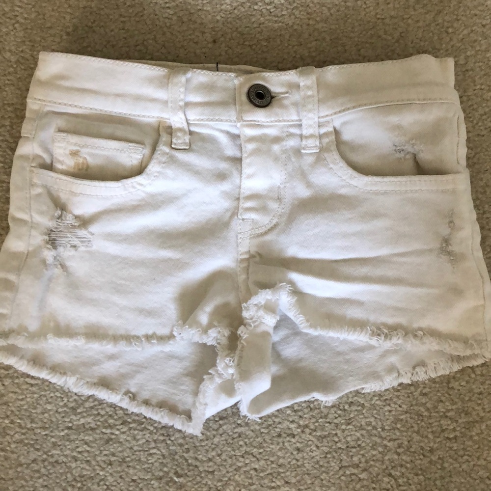 Size 8 Shorts. White colored.